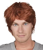 Dodatki do strojów karnawałowych - Boland boland 86388 dorośli peruka Tyler, brązowa, One Size - miniaturka - grafika 1