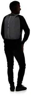 Samsonite Antykradzieżowy plecak na laptopa Securipak M - black steel 128822-T061 - Torby na laptopy - miniaturka - grafika 18