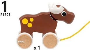 Brio 30341 Łoś na sznurku - Zabawki interaktywne dla dzieci - miniaturka - grafika 6
