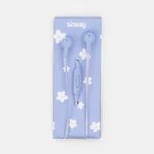 Słuchawki - sinsay Słuchawki dokanałowe z mikrofonem - niebieski - miniaturka - grafika 1