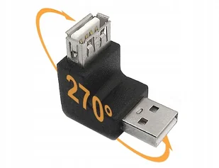 Logilink Adapter kątowy USB2 0 męski do żeński (AU0027) - Adaptery i przejściówki Logilink Adapter kątowy USB2 0 męski do żeński (AU0027) - Adaptery i przejściówki - miniaturka - grafika 3