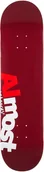 Deski snowboardowe - ALMOST deck ALMOST MOST DECK Burgundy - miniaturka - grafika 1