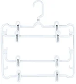 Wieszaki do szafy - Rayen rayen antypoślizgowa wieszak na ubrania, 8 spodnie 2157 zszywek, biały 2157 - miniaturka - grafika 1
