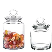 Pojemniki kuchenne - Pasabahce Puszka na zapasy ze szkła z pokrywką lt. 1,5 98673-001 - miniaturka - grafika 1