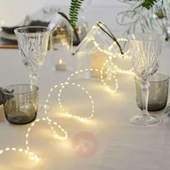 Lampy ogrodowe - Sirius Łańcuch świetlny LED Kiki, srebrny, 400 cm - miniaturka - grafika 1
