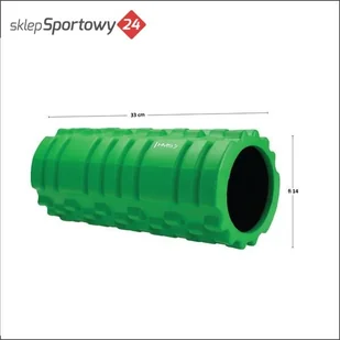HMS WAŁEK DO ĆWICZEŃ ROLLER FS103 GREEN 33CM 17-39-008 - Akcesoria do masażu - miniaturka - grafika 5