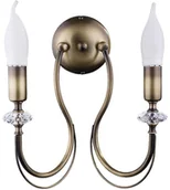 Lampy ścienne - Jupiter 1614 - Kinkiet MELODY 2xE14/40W/230V mosiądz patyna - miniaturka - grafika 1