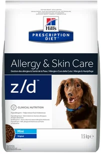 Hills Prescription Diet Canine z/d Skin/Food Sensitivities Mini 6 kg - Sucha karma dla psów Hills Prescription Diet Canine z/d Skin/Food Sensitivities Mini 6 kg - Sucha karma dla psów - miniaturka - grafika 1
