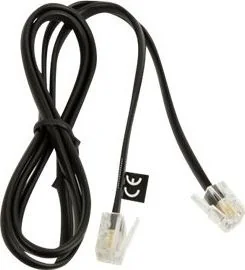Jabra Converter RJ9 4P4C-RJ6 6P4C Dealer Board Cable 8800-00-101 - Kable komputerowe i do monitorów - miniaturka - grafika 2