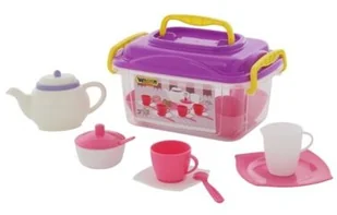 WADER-POLESIE WADER-POLESIE Alisa Zestaw naczyń 19 elementów 58980 - Zabawki AGD - miniaturka - grafika 4