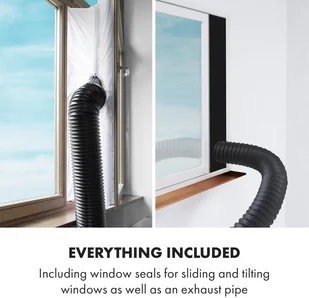 Klarstein Metrobreeze New York Smart 7k, klimatyzator przenośny, 7000 BTU/2,1 kW, klasa efektywności energetycznej A, pilot zdalnego sterowania DXJ2-MtrbrzNYSmrt7KW - Klimatyzatory - miniaturka - grafika 10