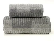 Ręczniki - Greno Ręcznik bawełniany Hammer Popielaty - miniaturka - grafika 1