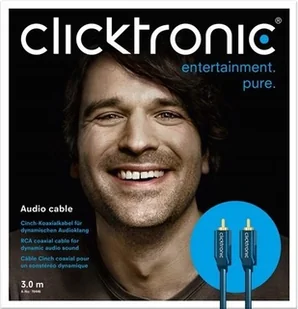 Clicktronic ClickTronic Casual kabel audio (cinch Wtyczka/wtyczka cinch) 50 omów 70445-GB - Kable - miniaturka - grafika 3