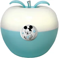 Wyposażenie pokoiku dziecięcego - valenti Lampka jabłuszko Mickey | Rozmiar: H 11 Fi 12 cm | Kolor: Niebieski | SKU: VD326C - miniaturka - grafika 1