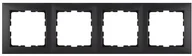 Wyłączniki światła i elektryczne - Berker B.Kwadrat Ramka poczwórna antr 5310148996 - miniaturka - grafika 1