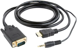 Gembird KABEL HDMI(M)->VGA+AUDIO 3M - Kable komputerowe i do monitorów - miniaturka - grafika 5