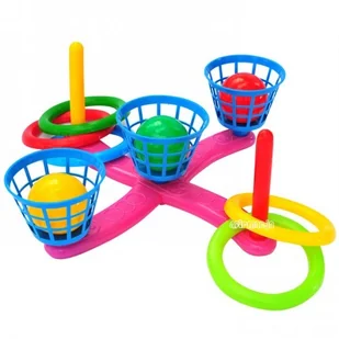 Czako Serso z koszykami i kulkami w siatce - Zabawki i gry sportowe - miniaturka - grafika 2