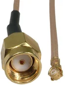 Pigtaile światłowodowe - brak danych Pigtail U.FL RP-SMA/m 20 cm - miniaturka - grafika 1