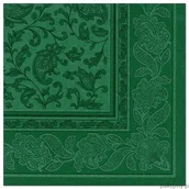 Obrusy i serwetki - Papstar Serwetki "ROYAL Collection Ornaments", 50 szt. 40 cm x 40 cm, ciemna zieleń 11666 - miniaturka - grafika 1