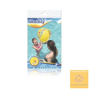 Bestway 31036 PIŁKA PLAŻOWA 51cm ŻÓŁTA - Materace dmuchane i koła do pływania - miniaturka - grafika 13