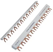 Inne akcesoria elektryczne - Bemko SZYNA ŁĄCZENIOWA 1F TYP-U 10MM2 12 MODUŁÓW A19-BB-1F - miniaturka - grafika 1