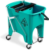 Wózki serwisowe - TTS S squizzy 15L wózek do sprzątania z kółkami - zielony - miniaturka - grafika 1