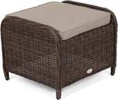 Pozostałe meble ogrodowe - HOME &amp; GARDEN Podnóżek technorattanowy Bristol Brown Mat / Brown Melange 795491 - miniaturka - grafika 1