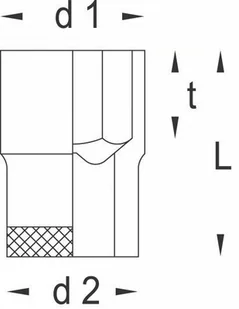 Gedore Klucz nasadkowy 1/2" 19 13mm (6130530) 6-kant UD-Profil 6130530 - Klucze i nasadki - miniaturka - grafika 2