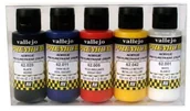 Kolejki i akcesoria - Vallejo Premium Color Zestaw 5 farb - Basic Opaque Color 60 ml. Vallejo 62101 - miniaturka - grafika 1