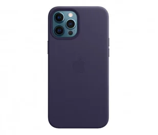 Apple Etui Skórzane z MagSafe do iPhone 12 Pro Max fioletowe MJYT3ZM/A - Etui i futerały do telefonów - miniaturka - grafika 2
