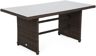 HOME &amp; GARDEN Meble ogrodowe technorattanowe Bergamo Brown Mat / Brown Melange 846123 - Meble ogrodowe - miniaturka - grafika 10