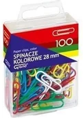 Spinacze i klipsy do papieru - Grand Spinacze kolorowe 100szt - miniaturka - grafika 1