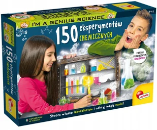 DANTE LEGLER LOGORAJD Zestaw naukowy I'M A Genius 150 eksperymentów chem - Mały naukowiec - miniaturka - grafika 4