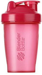 BlenderBottle BlenderBottle Klasyczny shaker z BlenderBall, optymalnie nadaje się jako shaker do białek, shaker proteinowy, butelka na wodę, bez BPA, skalowany do 400 ml, pojemność 590 ml, różowy przezroczysty - Shakery i bidony sportowe - miniaturka - grafika 2
