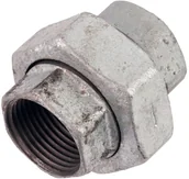 Łączniki, trójniki, kształtki - Invena Śrubunek U1 płaski ocynkowany 3/4" - miniaturka - grafika 1