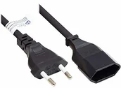 Kable - Good Connections przedłużacz Euro - wtyczka euro na sprzęgło euro 3 m - miniaturka - grafika 1