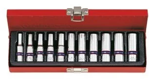 KING TONY Zestaw nasadek 1/4 cala, 11 szt 2511MR - Klucze i nasadki - miniaturka - grafika 2