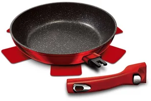 Berlinger Haus Patelnia Patelnia z odpinaną rączką 28 cm Metallic Line Burgundy Edition BH/1946 BH-1946 Kinghoff - Patelnie - miniaturka - grafika 4