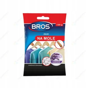 Bros KULKI LAWENDOWE NA MOLE 120G 203 - Zwalczanie i odstraszanie szkodników - miniaturka - grafika 2
