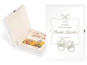 Religia i religioznawstwo - Murrano Biblia w etui z grawerem dla chłopca na chrzest KZ-BIB-012_DRO-CO2-012 - miniaturka - grafika 1