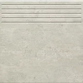 Płytki ceramiczne - Tubądzin GRIS STOPNICA PODŁOGOWA SZARY 33,3x33,3 - miniaturka - grafika 1