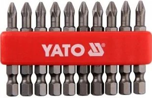 YATO Końcówki wkrętakowe ph2x50 mm, kpl. 10 szt. YT-0478 - Bity - miniaturka - grafika 5
