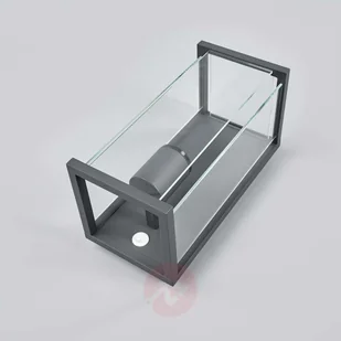 LAMPENWELT.COM Zewnętrzny kinkiet Annalea z czujnikiem ruchu - Lampy ogrodowe - miniaturka - grafika 5