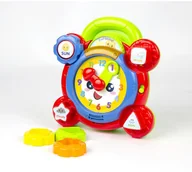 Zabawki interaktywne dla dzieci - Anek Smily Play Mój pierwszy zegar - miniaturka - grafika 1