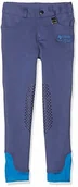 Bryczesy - HKM HKM 9060 bryczesy Kids Easy, dziewczęce spodnie do jazdy konnej, silikonowe obszycie kolan, dziewczęce 116-176 9060-6100-0495 - miniaturka - grafika 1