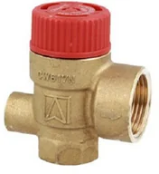 Akcesoria grzewcze - Afriso MS ZAWÓR BEZPIECZEŃSTWA C.O 3 BAR DN15 GW/GW 1/2" X 3/4" Z WYJŚCIEM GW 1/4" NA MANOMETR 42503 42503 - miniaturka - grafika 1