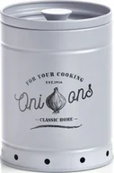 Pojemniki kuchenne - Zeller Puszka na cebulę metal szary 19346 - miniaturka - grafika 1