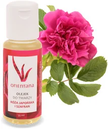 Orientana Olejek do twarzy Róża Japońska i Szafran 55ml - Olejki do ciała i włosów - miniaturka - grafika 5