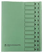 Teczki i skoroszyty - Bene Bene 83800GN teczka na dokumenty z kopertą ochronną, zielona 83800GN - miniaturka - grafika 1