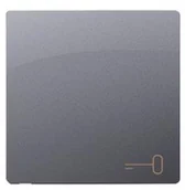 Klawisze i ramki - Kontakt Simon Kontakt_Simon Klawisz pojedynczy z piktogramem klucza srebrny mat BMKWK1/43 - miniaturka - grafika 1